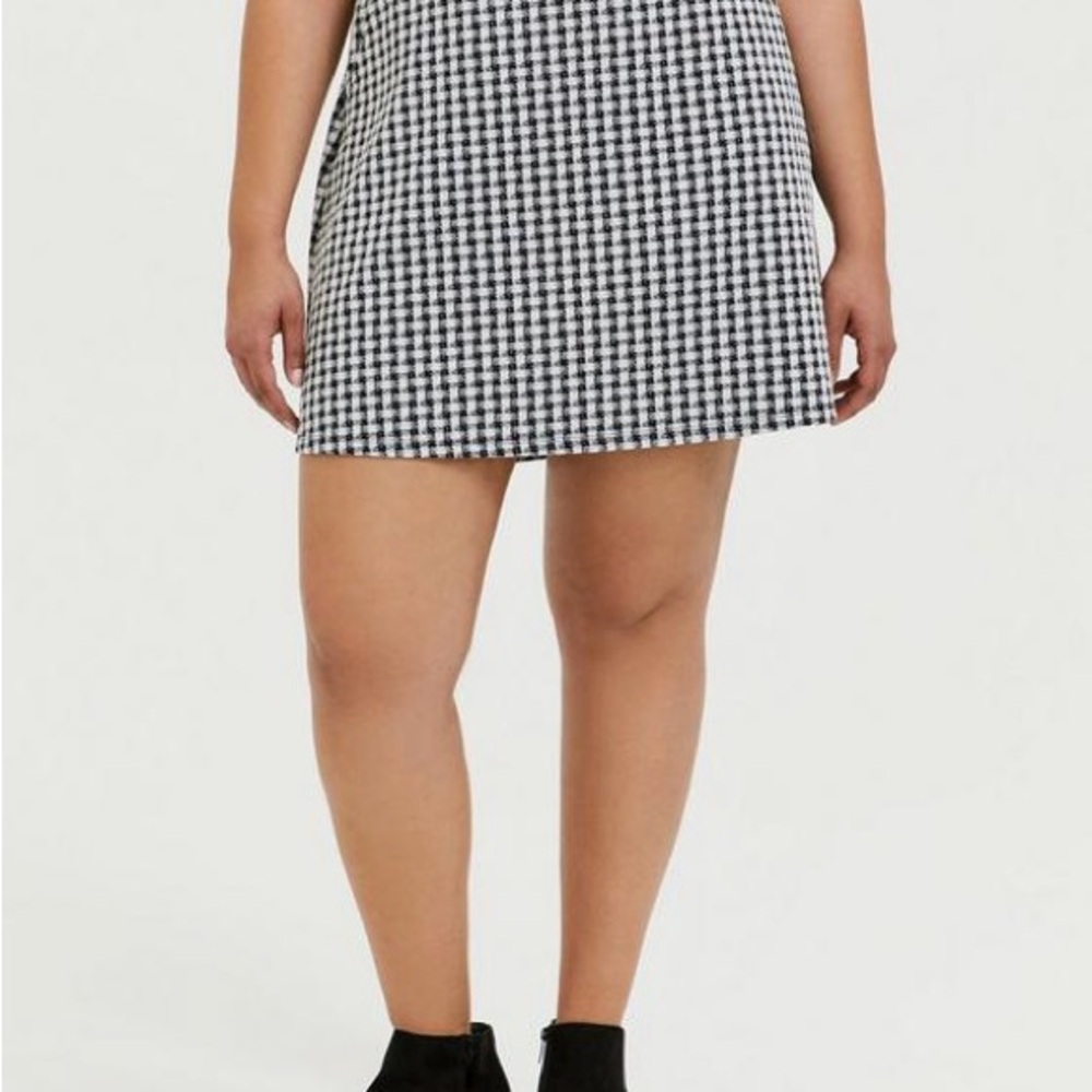 Seg'ments Luxe- Chic Houndstooth Skort- Size XXL